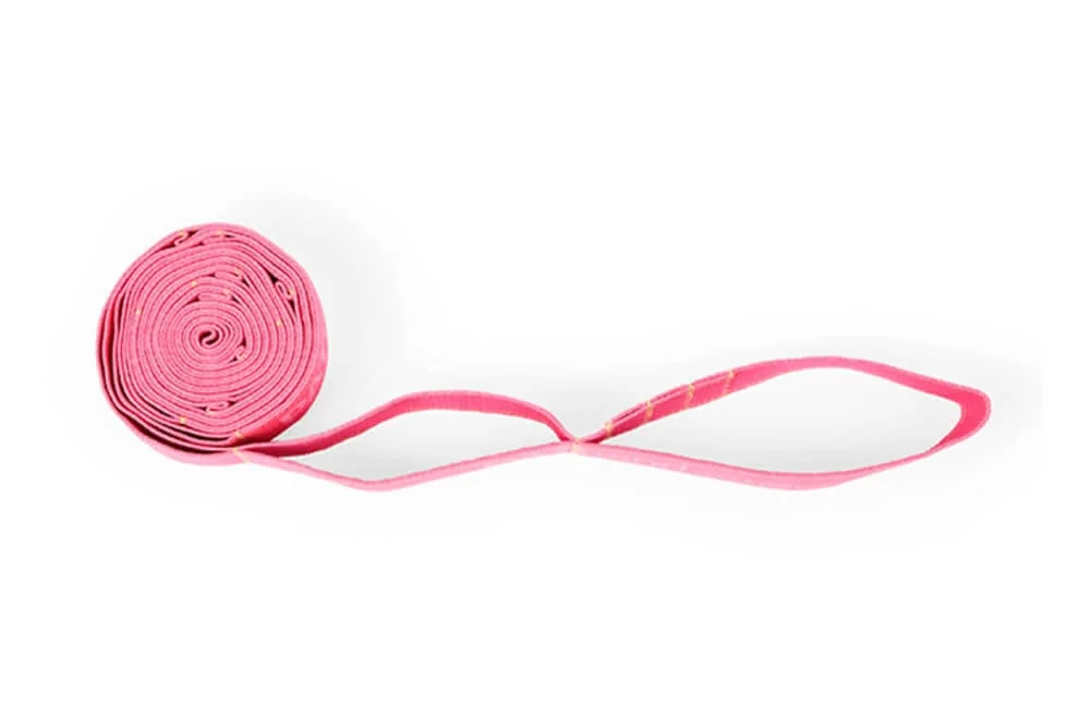 FLEXVIT PATband Pinkのバンド全体・15個のループを示す商品写真